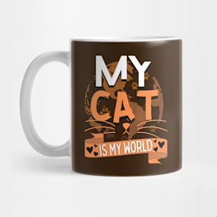 My Cat Is My World Mug